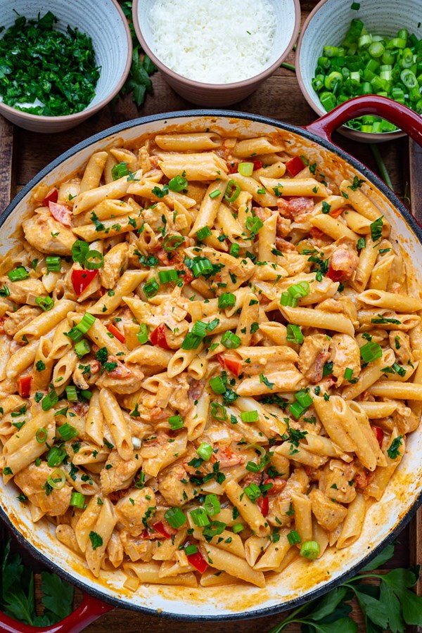 Cajun chicken pasta