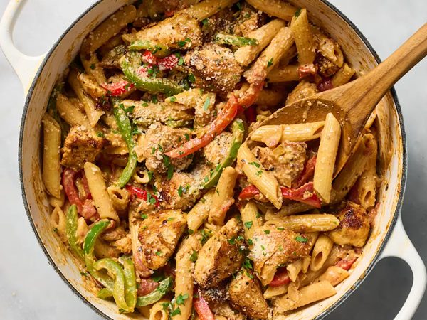 Cajun chicken pasta 
