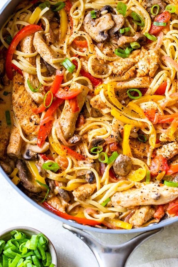 Cajun chicken pasta 