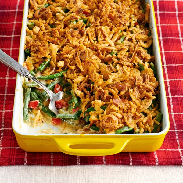 Cajun green bean casserole