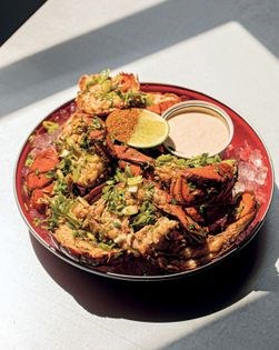 Cajun lobster cocktail