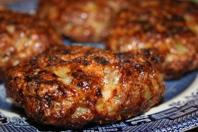 Cajun pork and shrimp burgers
