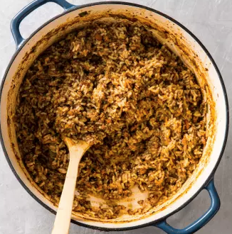 Cajun rice dressing