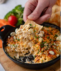 Cajun rotisserie chicken dip