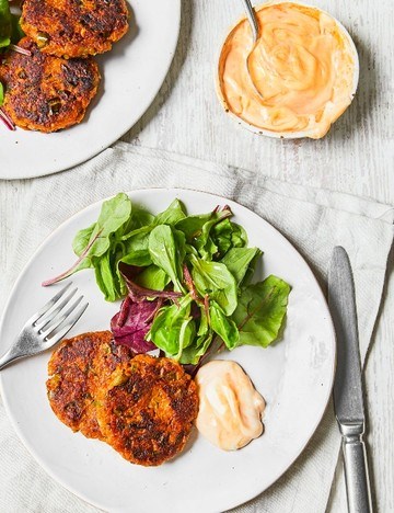 Cajun salmon fishcakes