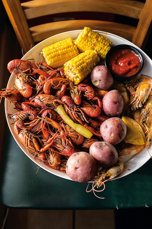 Cajun seafood boil