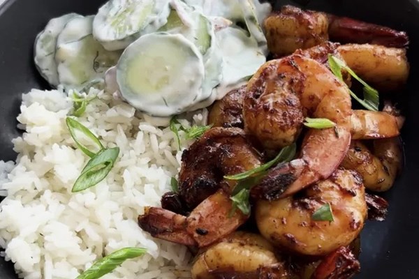 Cajun shrimp bowl