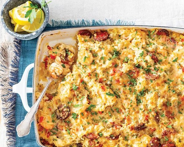 Cajun shrimp casserole