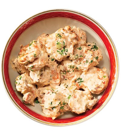 Cajun shrimp salad 