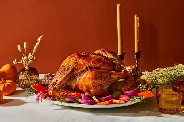 Cajun-spiced roast turkey 