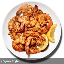Cajun-style broiled shrimp