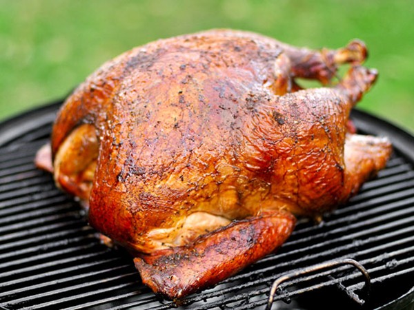 Cajun-style smoked turkey 