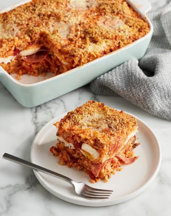Calabrian baked rice (Timballo di riso)