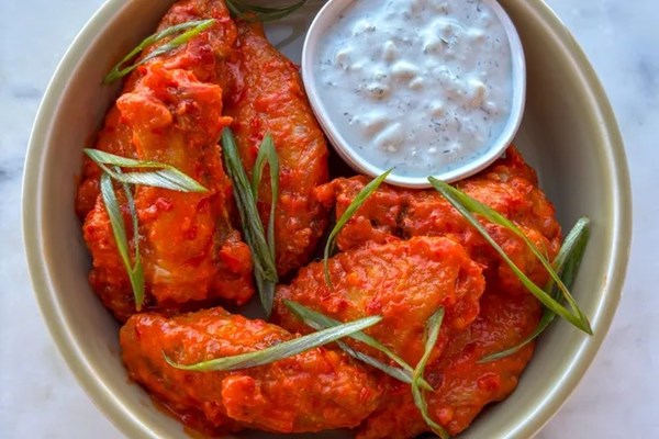 Calabrian chili chicken wings