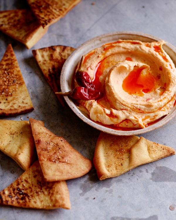 Calabrian chili hummus