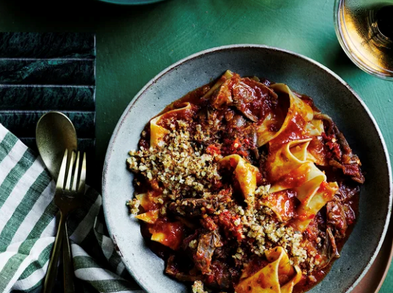 Calabrian chilli and lamb stracci pasta