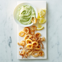 Calamari with basil mayonnaise