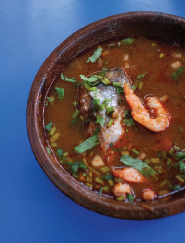 Caldo de camarón