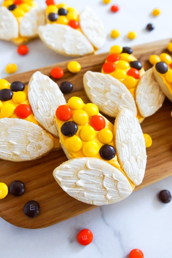 Calico corn cookies