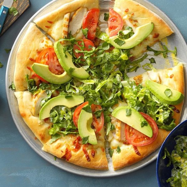 California chicken club pizza
