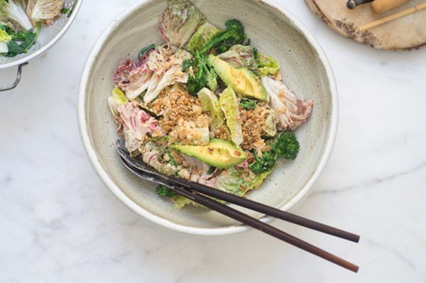 California miso, avocado salad
