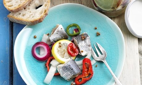 California pickled sardines