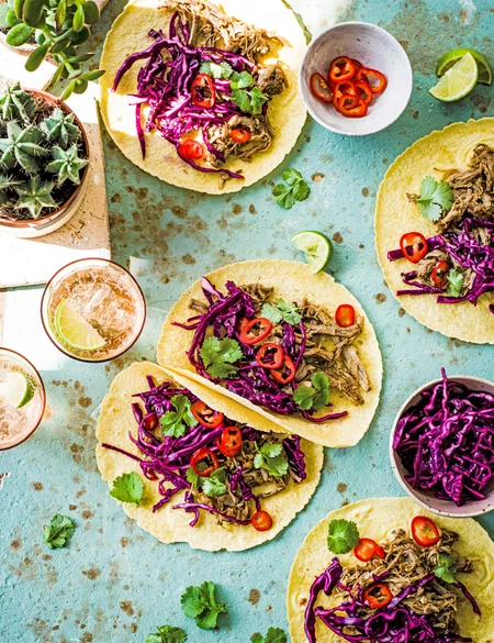 California slow-cooked pork carnitas