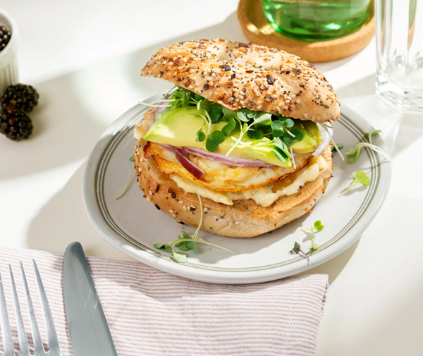 California-style breakfast sandwich