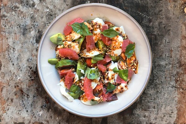 California-style Caprese salad