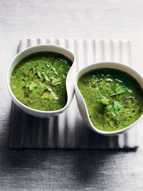 Calming green soup
