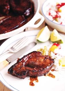 Calypso pork chops