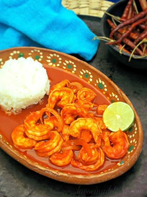 Camarones a la diabla 