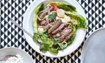 Cambodian beef lok lak