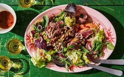 Cambodian beef salad
