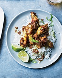 Cambodian red curry chicken wings