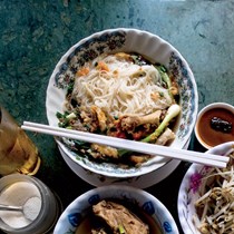 Cambodian rice noodle soup
