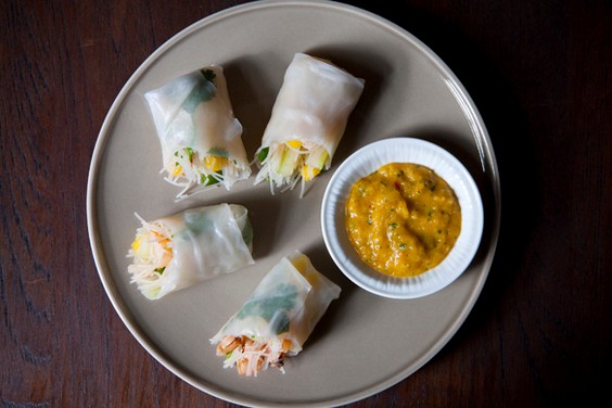 Cambodian-style spring rolls