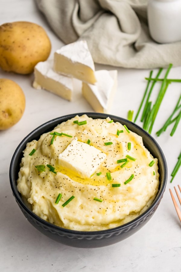 Camembert mashed potatoes