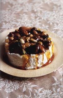 Camembert with caramel