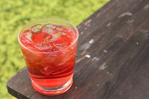 Campari and gin