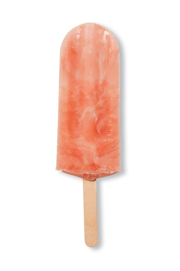 Campari and grapefruit popsicles
