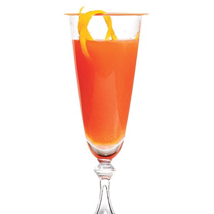 Campari and orange sparkling cocktail