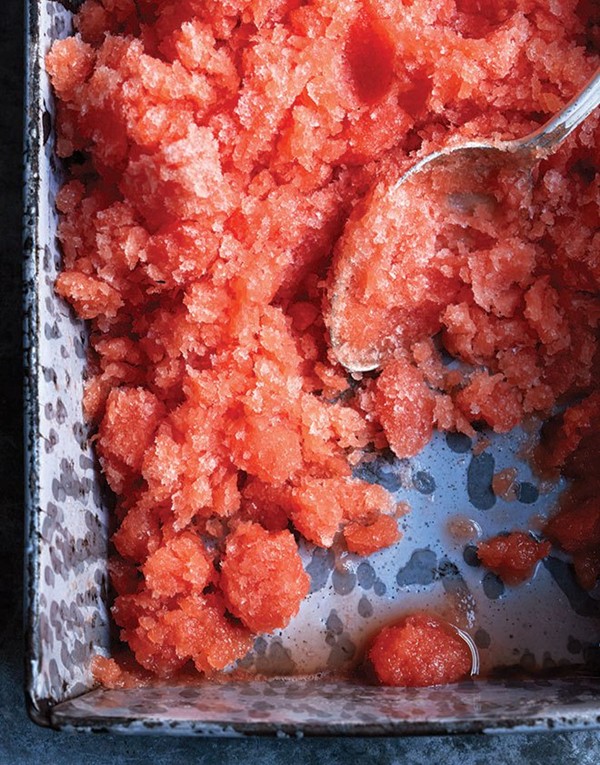 Campari granita
