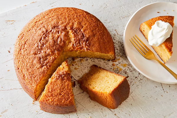 Campari olive oil cake