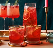Campari soda & blood orange pitcher