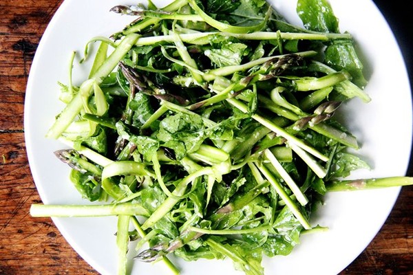 Canal House shaved asparagus salad