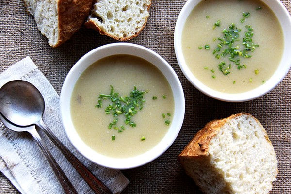 Canal House turkey and potato soup