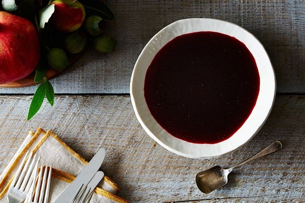 Canal House's cranberry-Port gelée