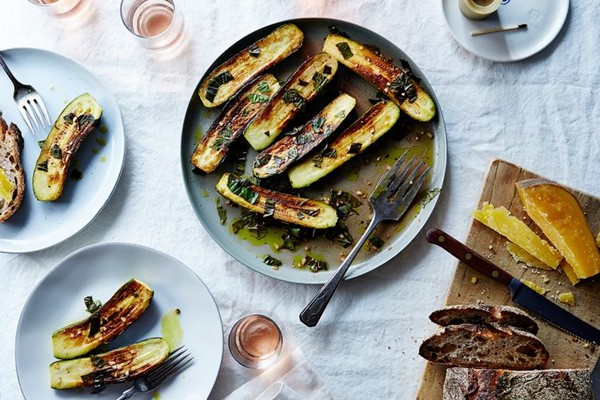 Canal House's marinated zucchini