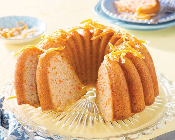 Candied carrot bundt cake